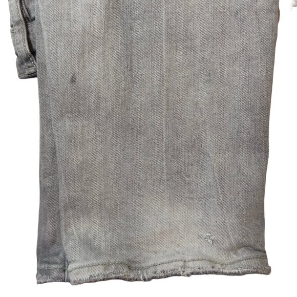 Jordan Craig Ross Mens Distressed Skinny Fit Jeans 40x32 Ripped Knees Frayed Hem - Picture 5 of 16